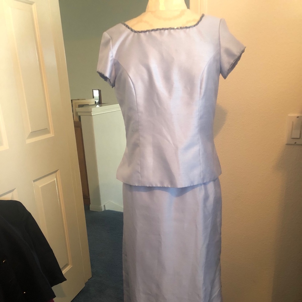 Two piece top and long skirt outfit